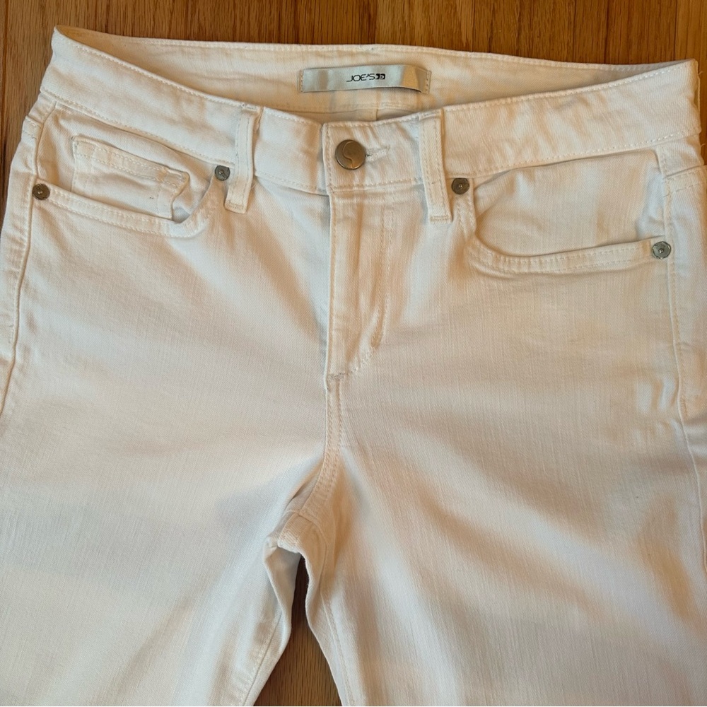 Joe's Jeans Women's White Skinny Jeans - Picture 2 of 6